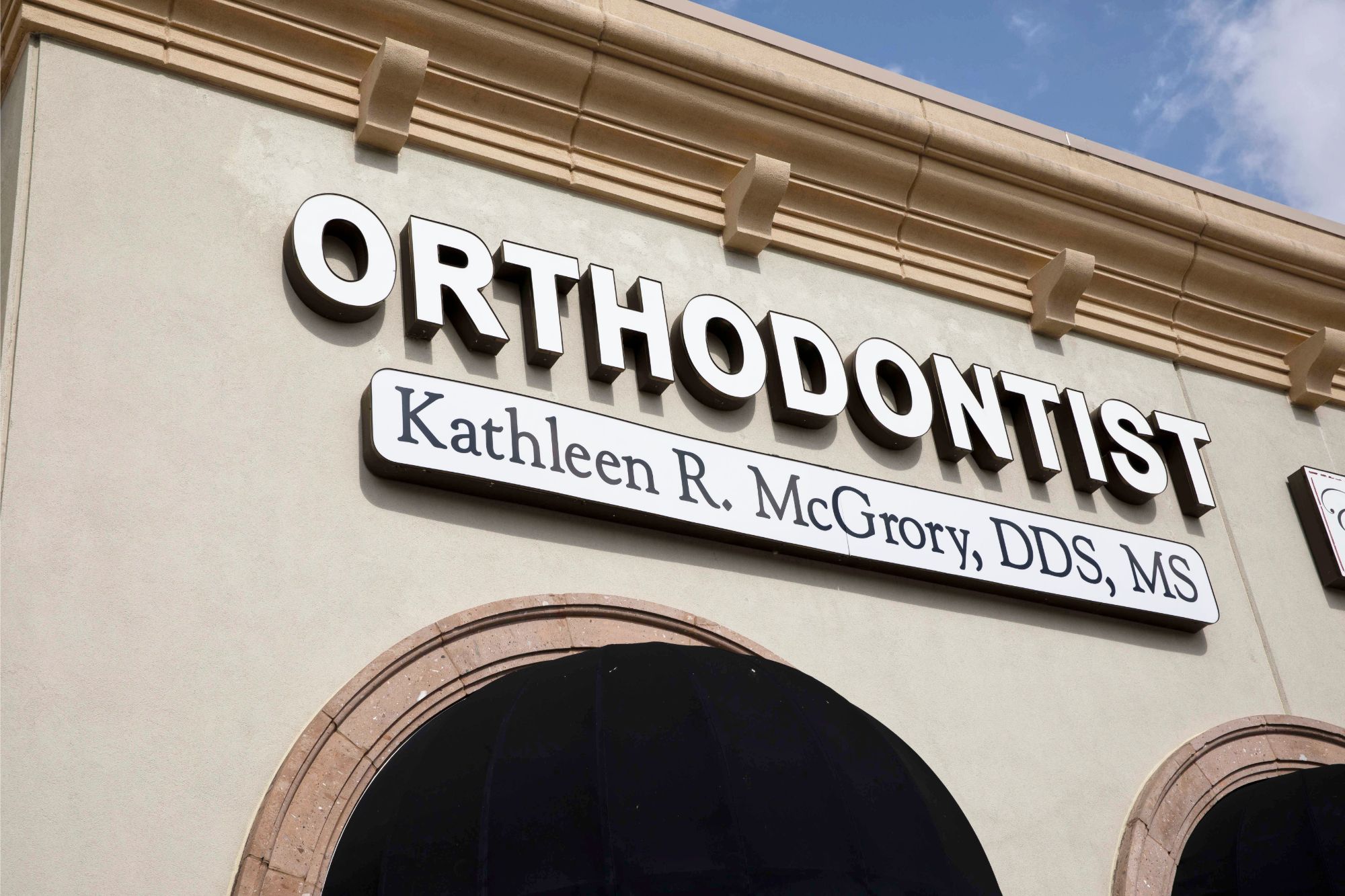 McGrory Orthodontist Sign